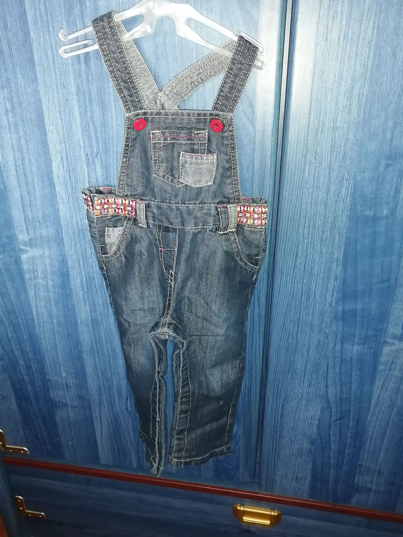 Tape à l'œil spijkerbroek overall voor meisjes 12 maanden – photo 2